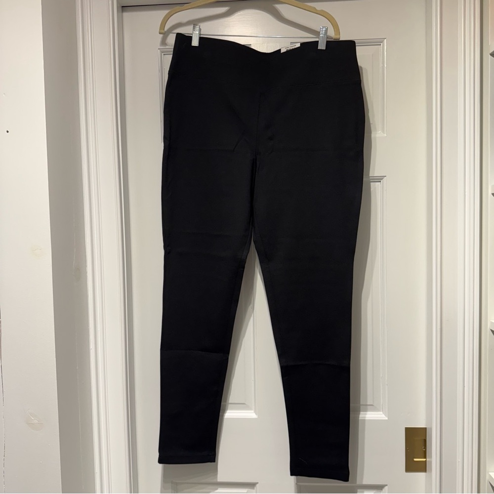 INC International Concepts Classic Black Pants Size 16 New with Tags